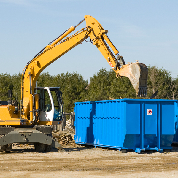 can i choose the location where the residential dumpster will be placed in Leith-Hatfield